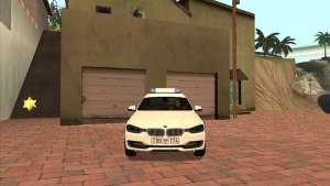 BMW 328i YPX для GTA San Andreas - вид спереди