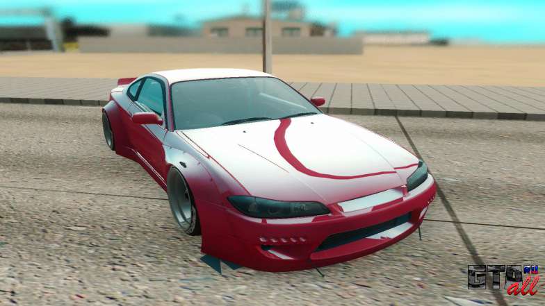 Nissan Silvia S15 для GTA San Andreas - вид спереди