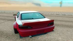 Nissan Silvia S15 для GTA San Andreas - вид сзади