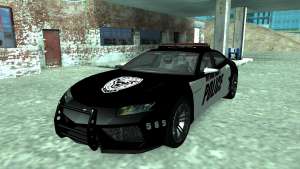 Lamborghini Estoque Concept NFS Police Custom для GTA San Andreas - вид спереди