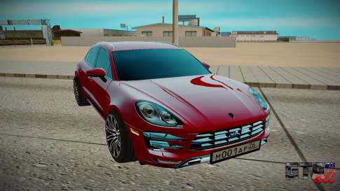 Porsche Cayenne для GTA San Andreas - вид спереди