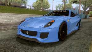 Ferrari GTO 599XX для GTA San Andreas - вид спереди