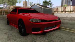 Nissan Silvia S15 для GTA San Andreas - вид спереди