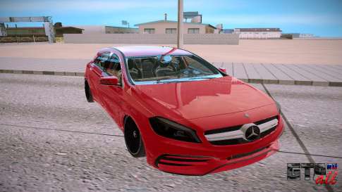 Mercedes-Benz A45 AMG 2016 для GTA San Andreas - вид спереди