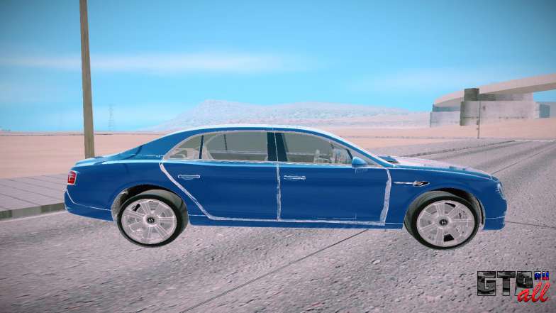 Bentley Flying Spur для GTA San Andreas - вид сбоку