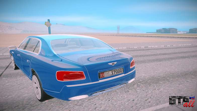 Bentley Flying Spur для GTA San Andreas - вид сзади